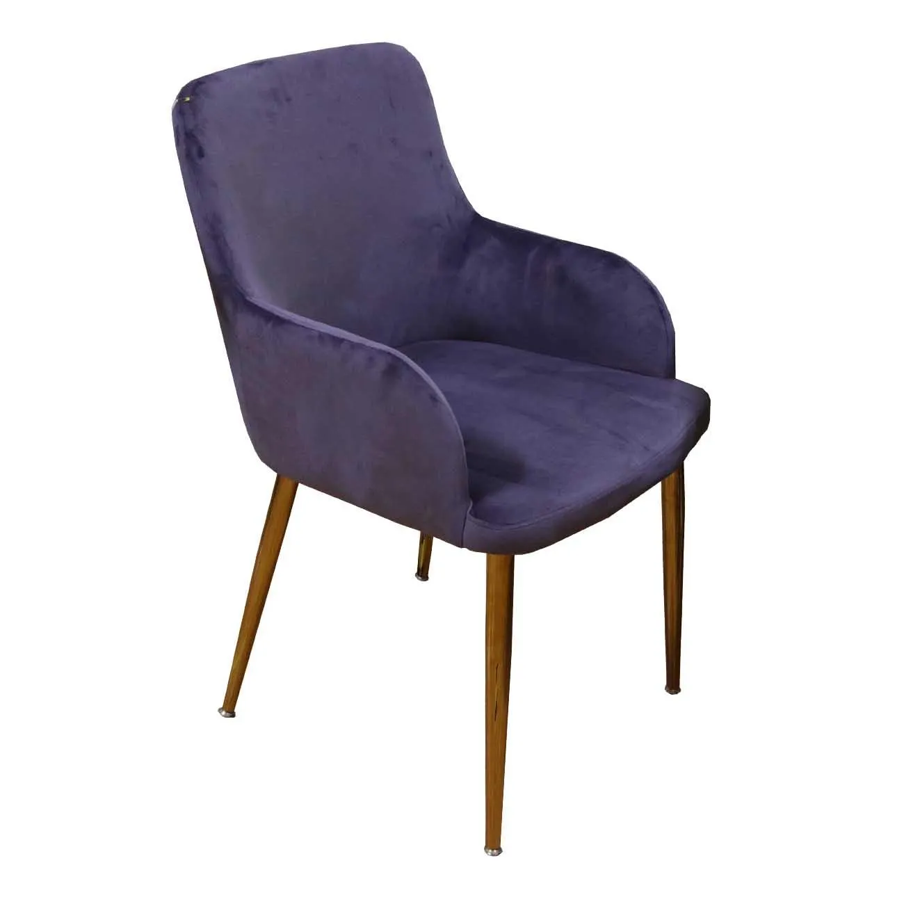 Silla Regina tapizada en color gris