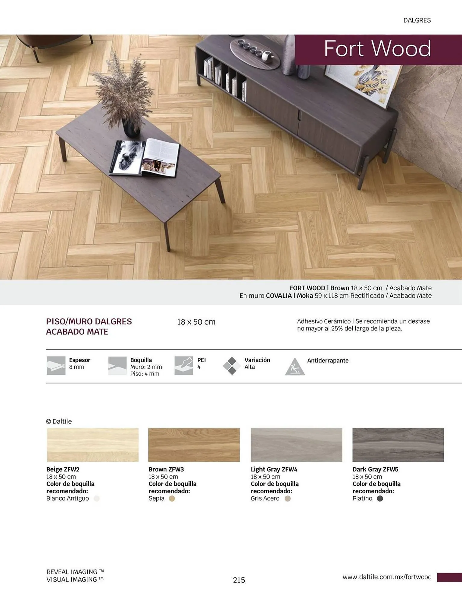 Catálogo de Catálogo Daltile 1 de enero al 31 de diciembre 2024 - Pagina 215