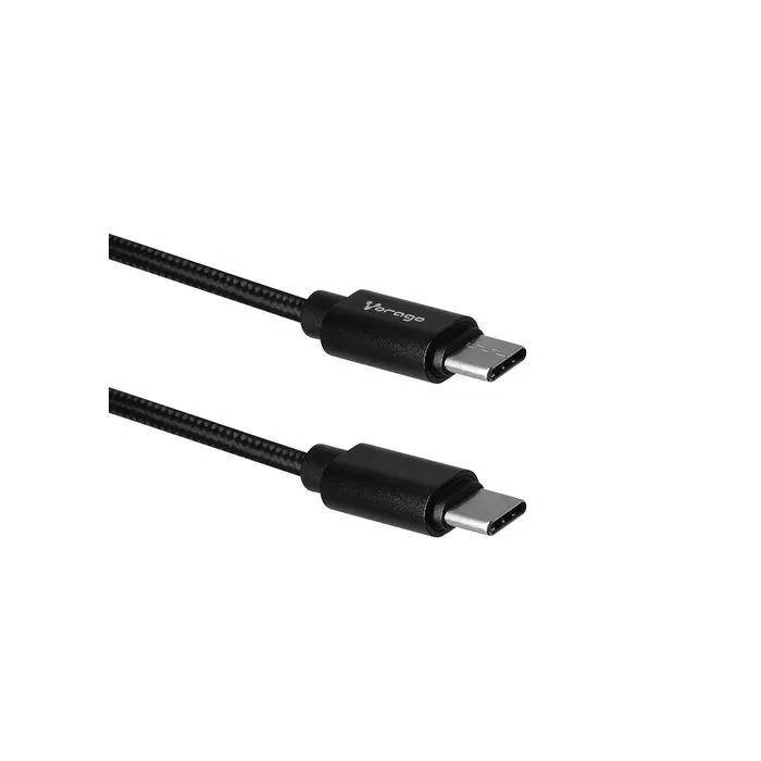 Cable Usb Vorago Usb-C Macho - Usb-C Macho 1M Negro Cab-124-Bk