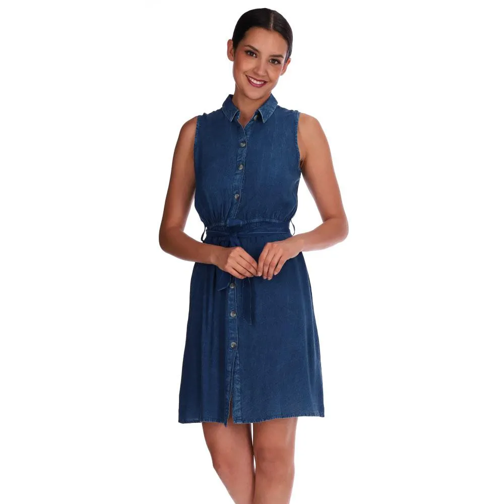 Vestido Camisero Red Sky Mujer Mezclilla