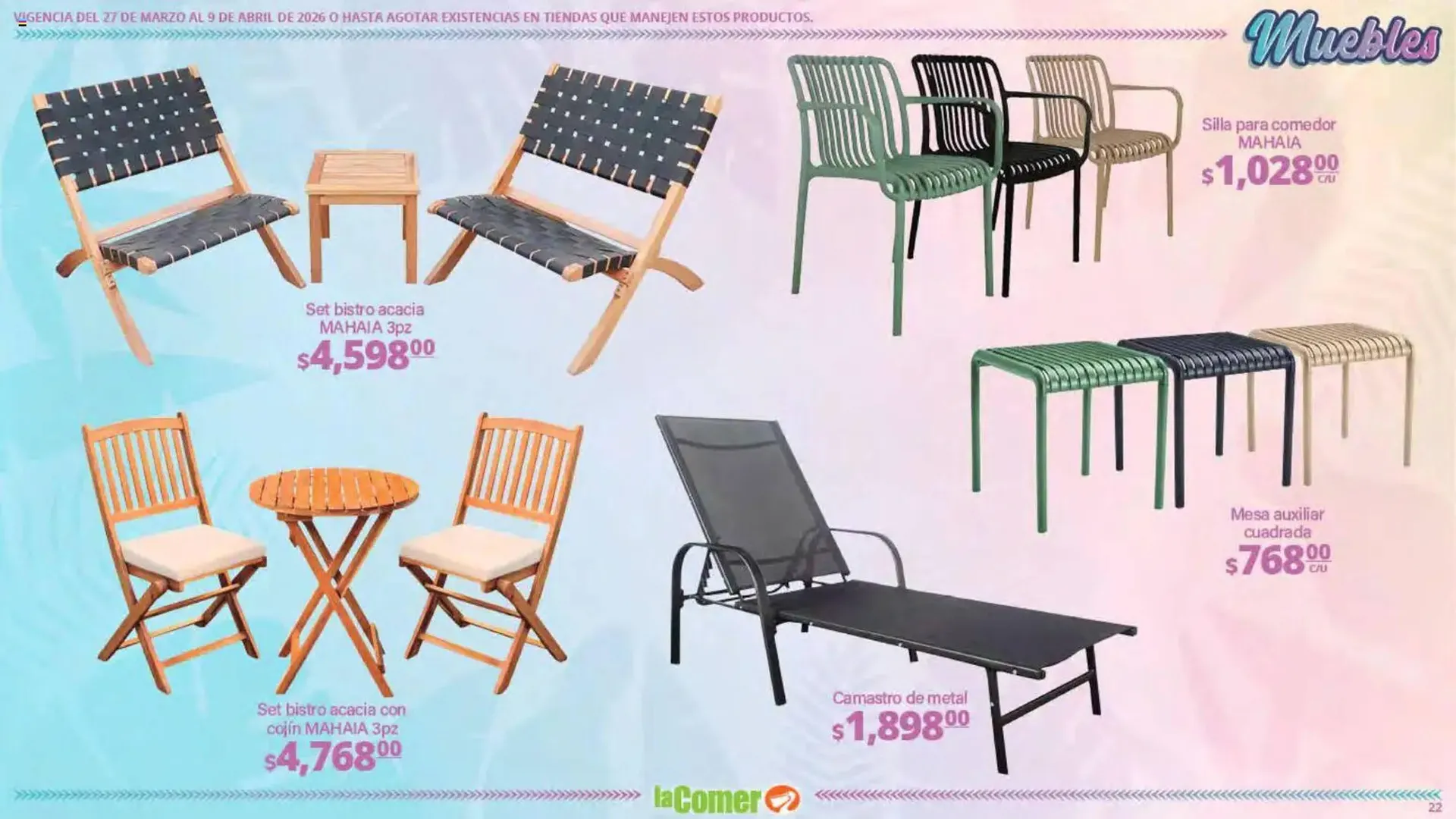 Catálogo de Folleto La Comer 27 de marzo al 10 de abril 2026 - Pagina 22