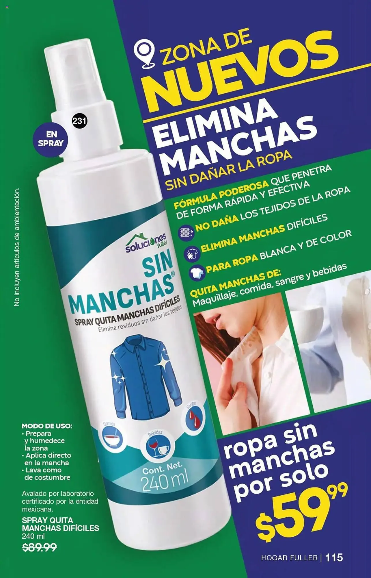 Catálogo de Catálogo Fuller 30 de abril al 20 de mayo 2025 - Pagina 117