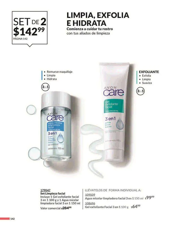 Catálogo de Avon COSMÉTICOS C10 15 de mayo al 19 de junio 2024 - Pagina 142