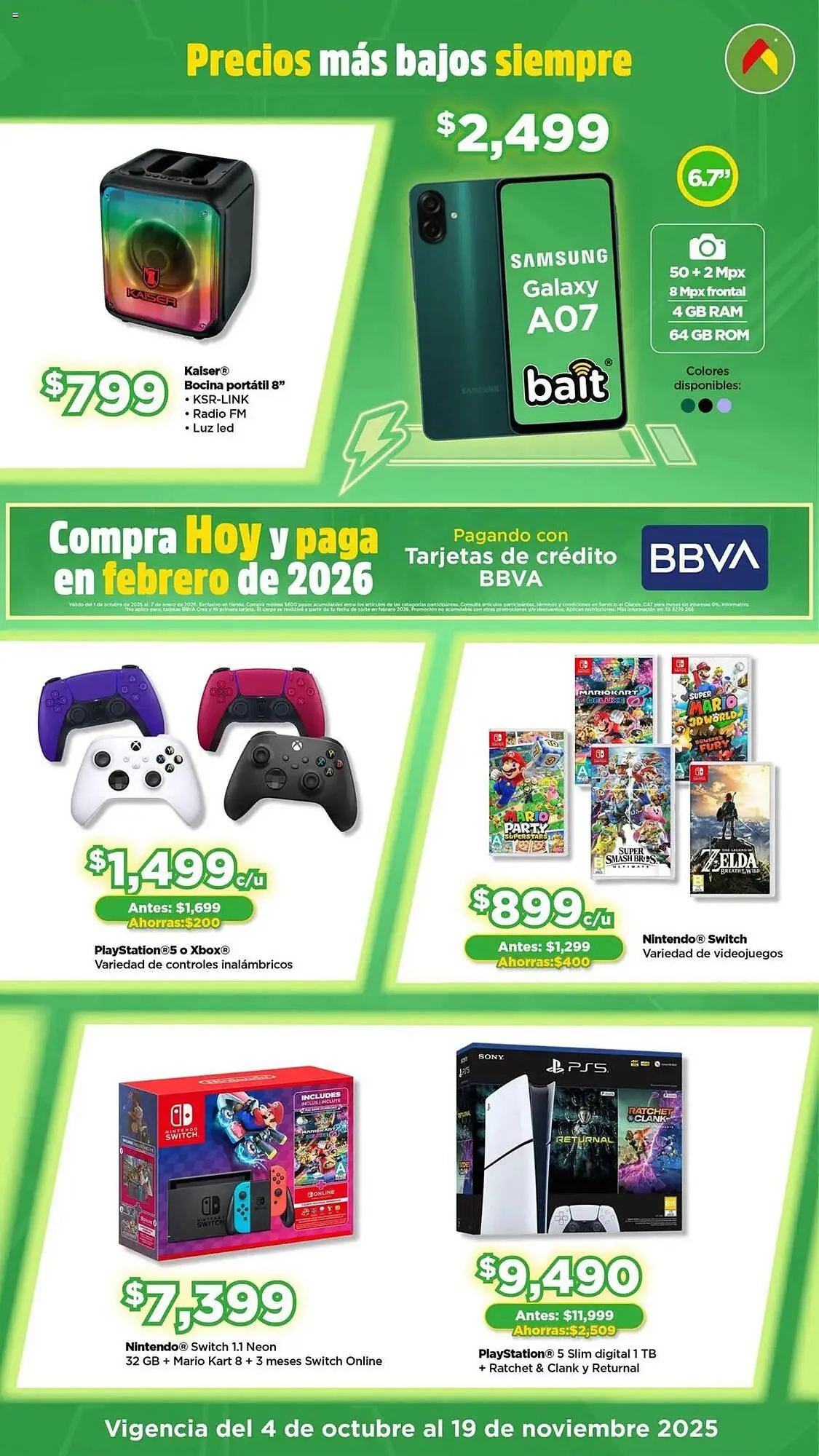 Catálogo de Folleto Bodega Aurrerá 4 de octubre al 20 de noviembre 2025 - Pagina 8