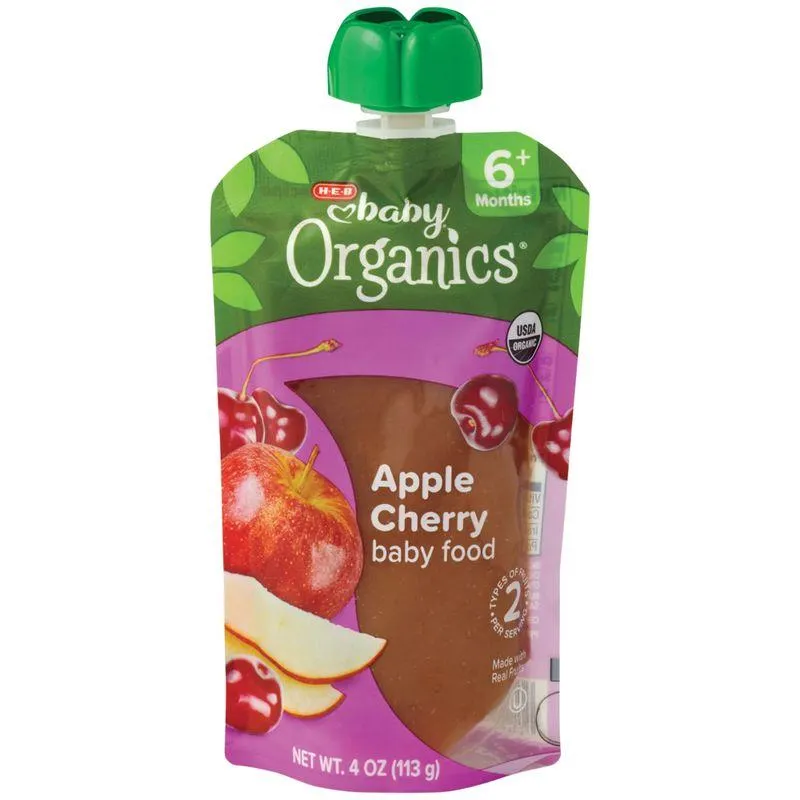 Heb Baby Papilla Organica Manzana Cereza 113 g