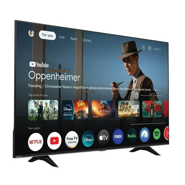Pantalla 55 pulgadas LED Philips Ultra HD Android Tv Philips 55PUL7552/F7