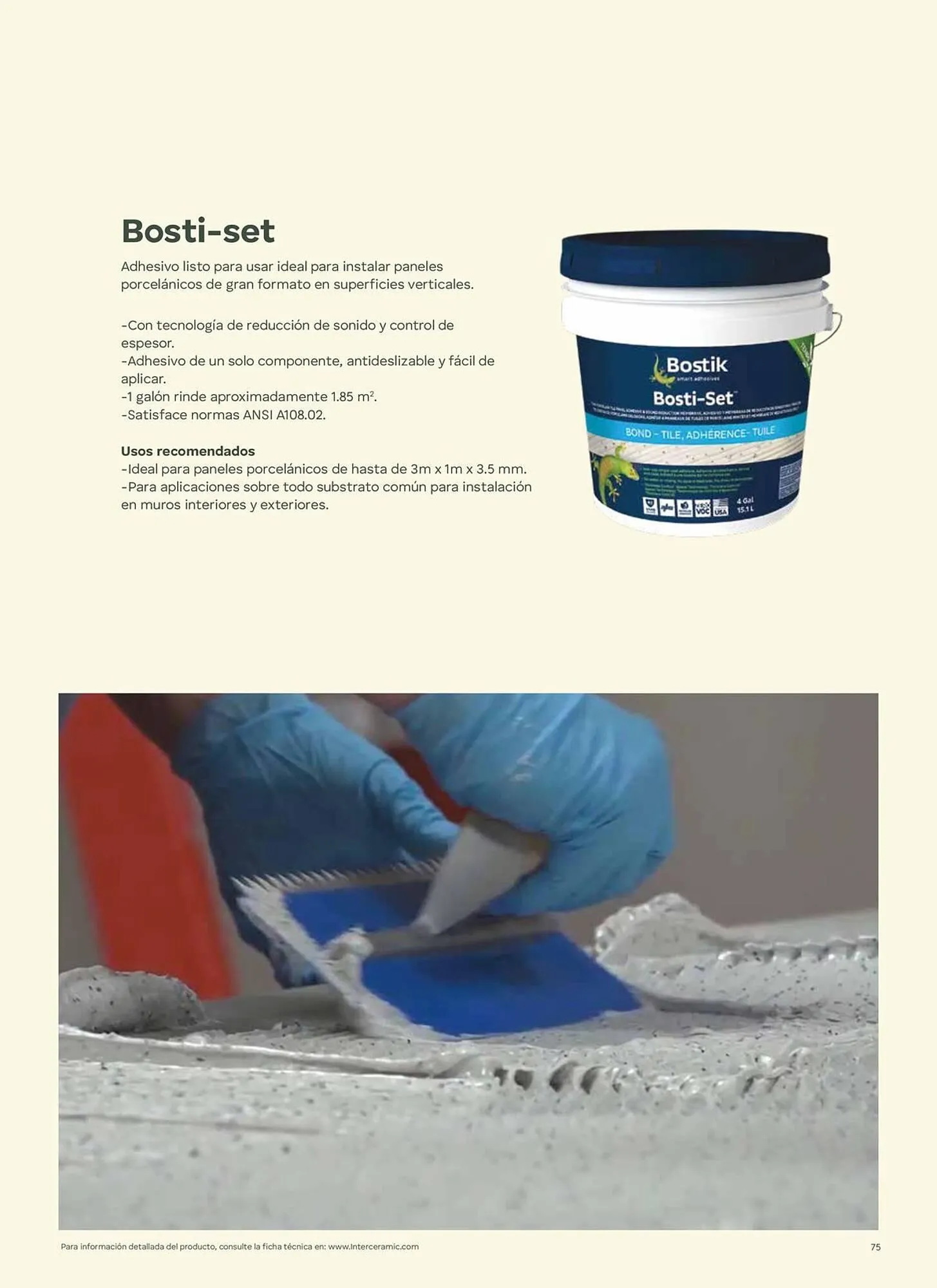 Catálogo de Catálogo Interceramic 3 de octubre al 3 de octubre 2026 - Pagina 75