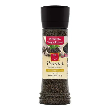 Pimienta Negra Entera Pragná 170 g