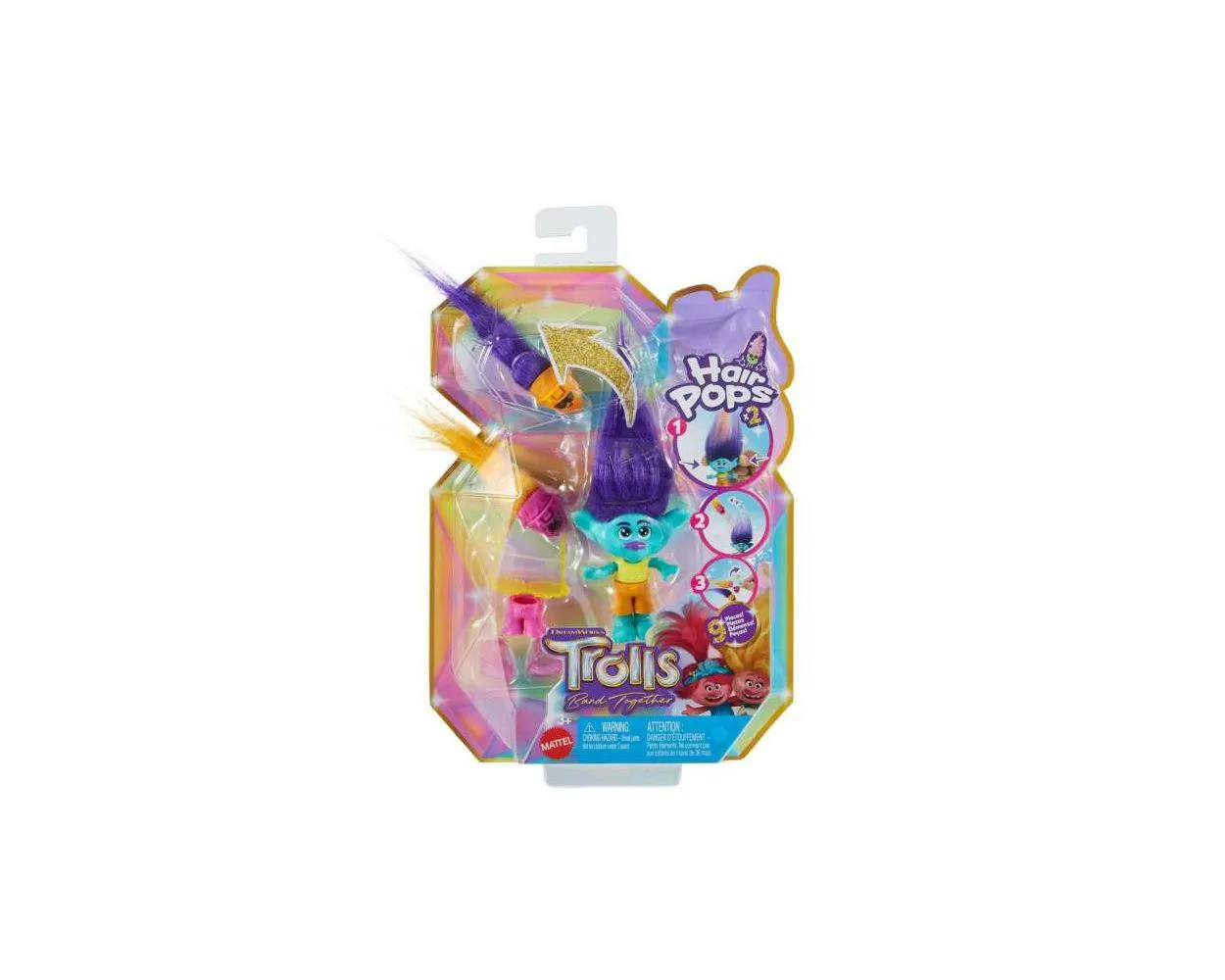 Trolls Muñeca Hair Pops Branch