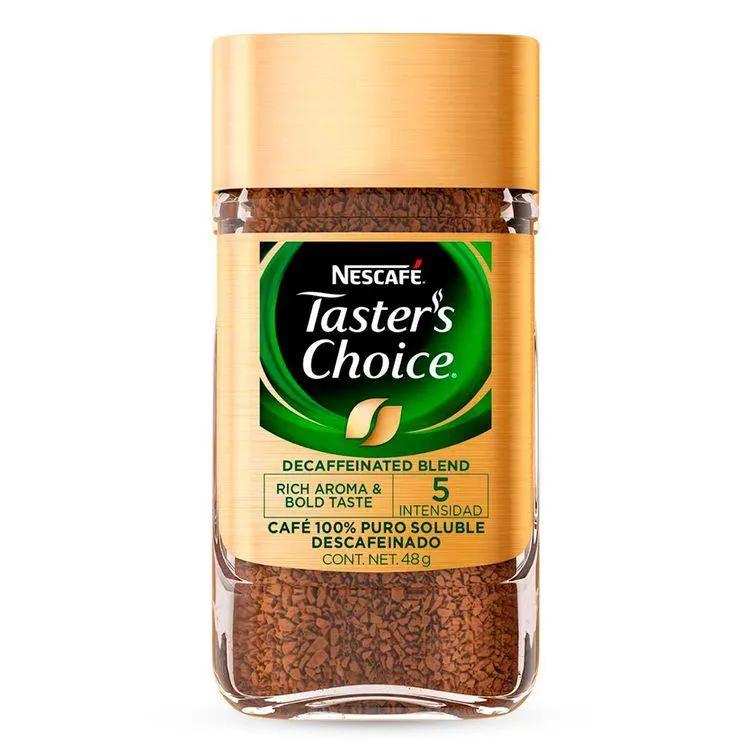 Nescafé Tasters Choice Descafeinado 48G - 1 pieza