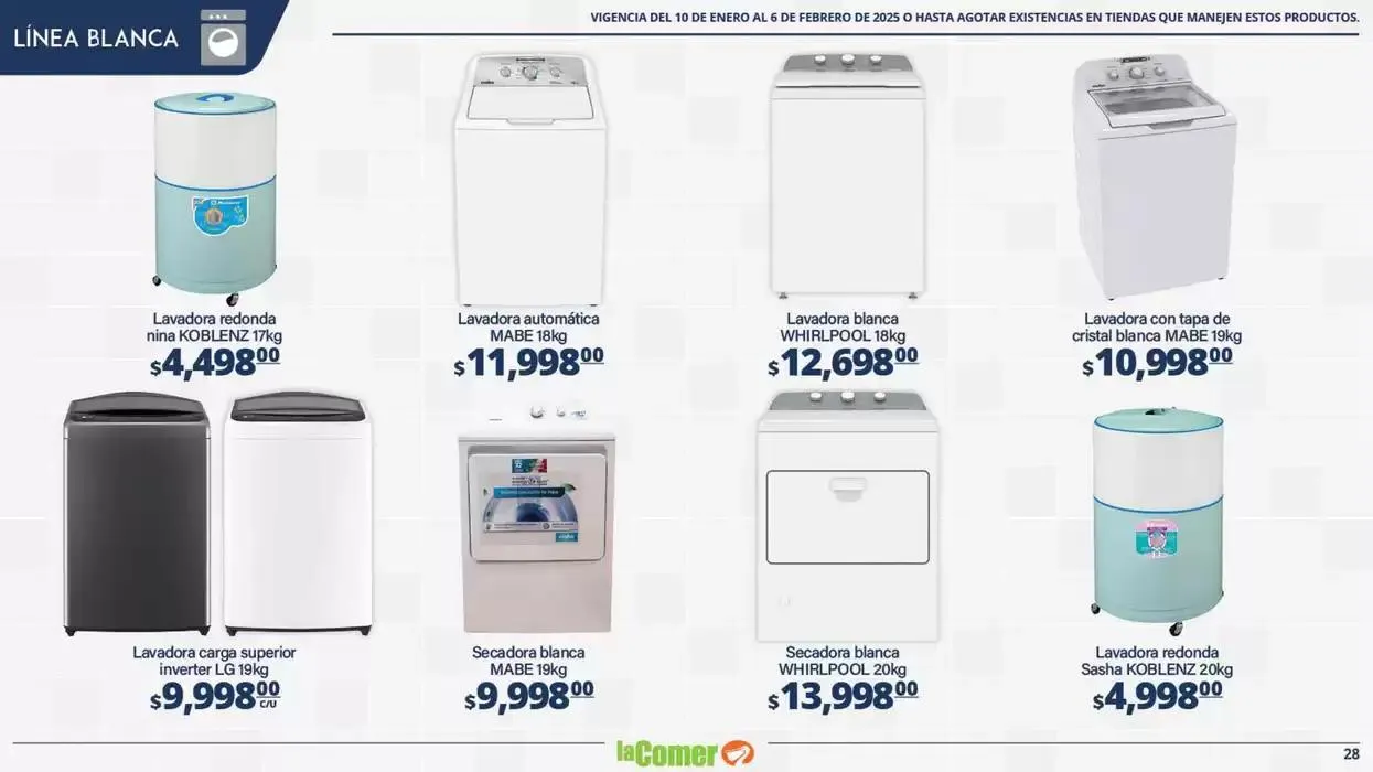 Catálogo de LIMPIA , Desinfecta, organiza, AHORRA 10 de enero al 6 de febrero 2025 - Pagina 28