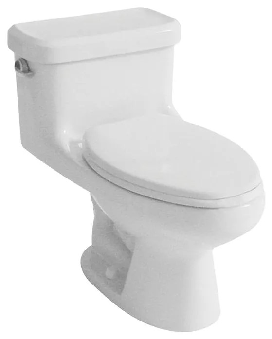 Inodoro One Piece SOHO II Color Blanco 4.8LT Con Asiento GOLD UNION