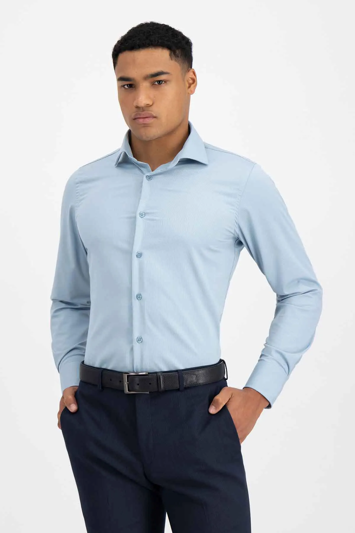 Camisa Vestir BAMBOO Roberts Red Vintage Slim Fit