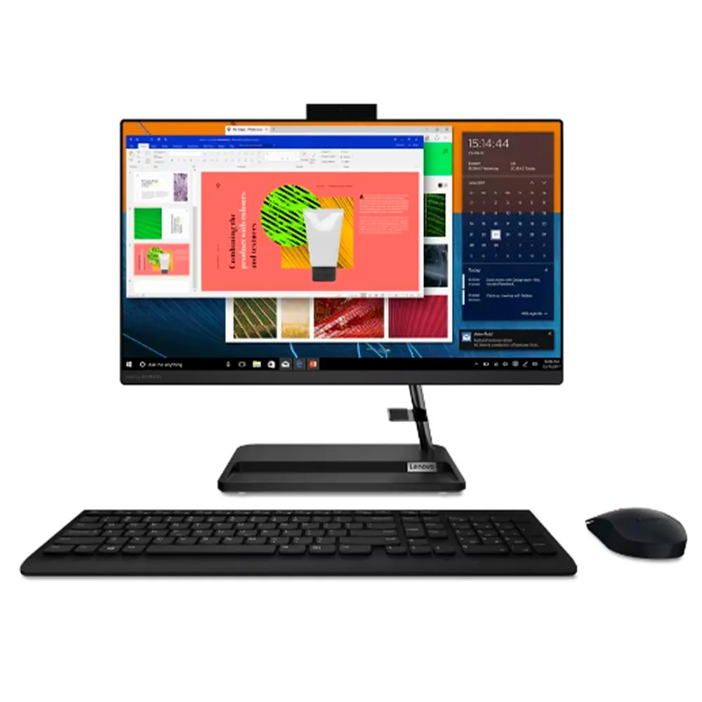 Computadora All-in-One Lenovo IdeaCentre AIO 3 22ADA6 21.5" / AMD Athlon Silver 3050U 2.30GHz / 8GB / 1TB HDD / Windows 11 Home 64-bit / Negro / F0G600ADLD