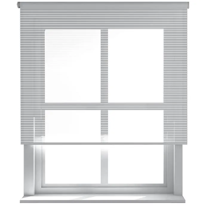 persiana modelo traslúcida rayada color gris 160×180 51247 Homewell