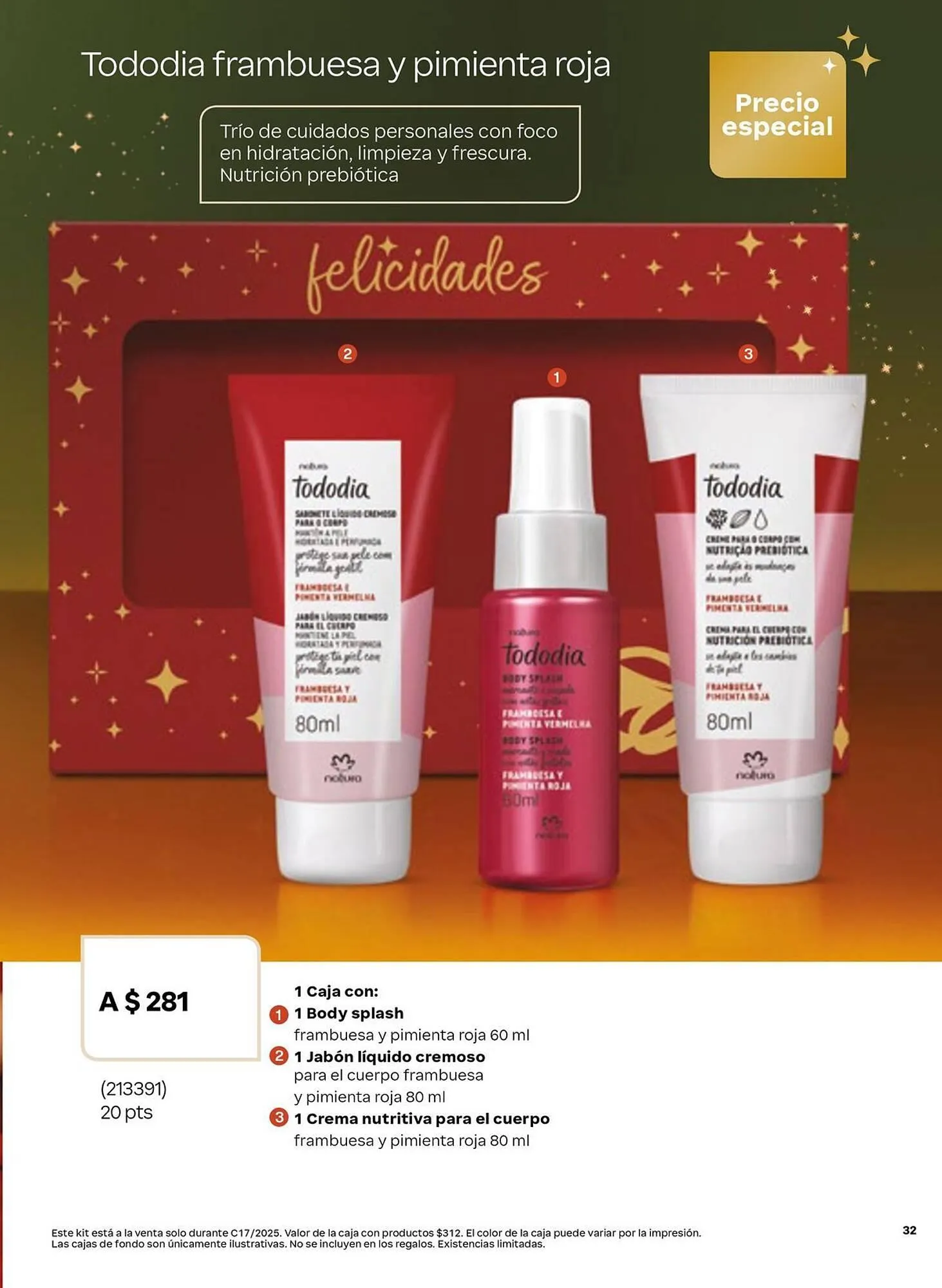 Catálogo de Catálogo Natura 3 de octubre al 31 de diciembre 2025 - Pagina 32