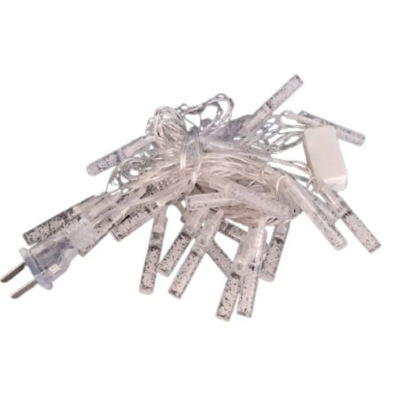 Serie Decorativa Multicolor de 28 Luces Tipo Tubo Burbuja