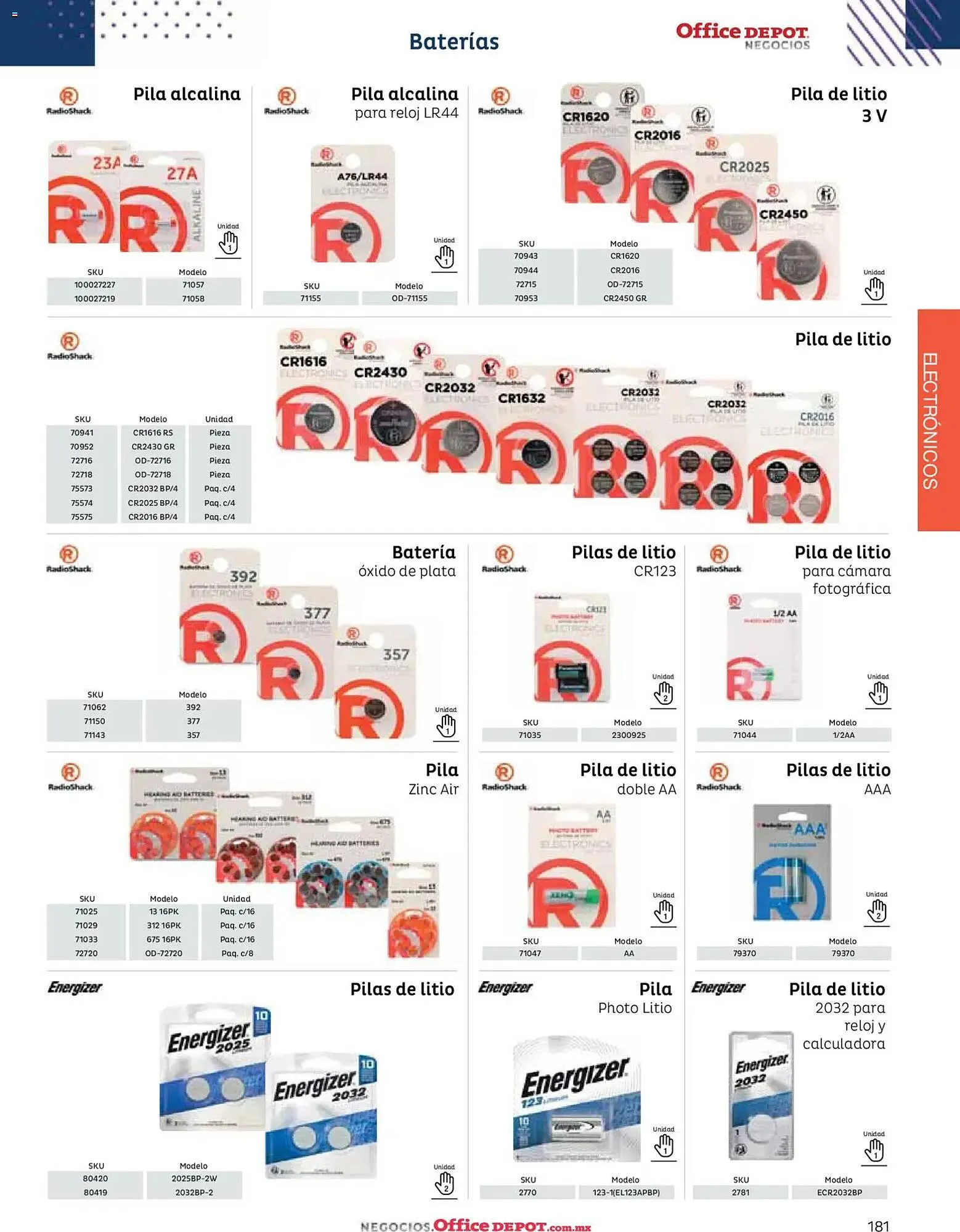 Catálogo de Catálogo Office Depot 12 de enero al 1 de enero 2027 - Pagina 183