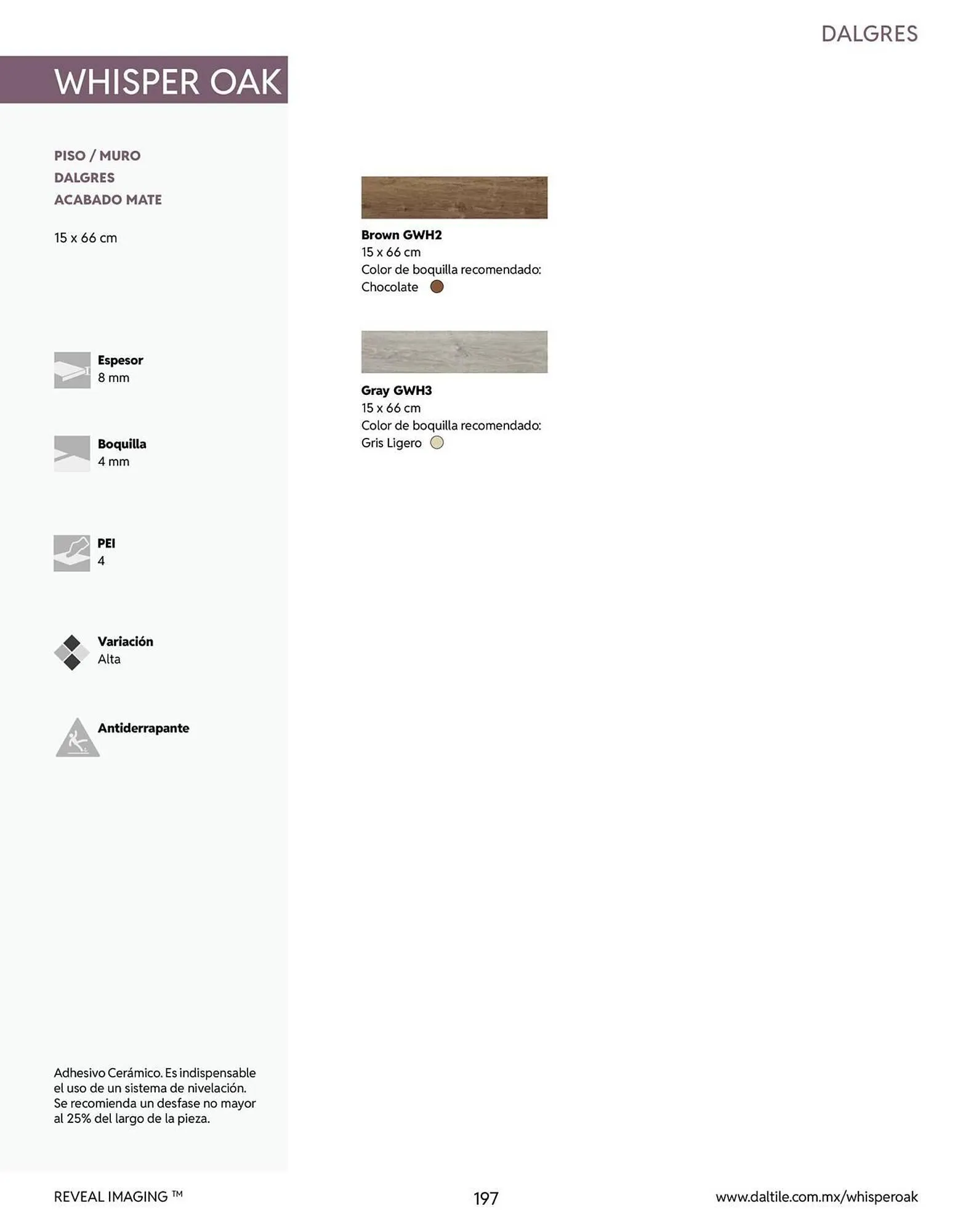 Catálogo de Catálogo Daltile 13 de enero al 31 de diciembre 2026 - Pagina 197