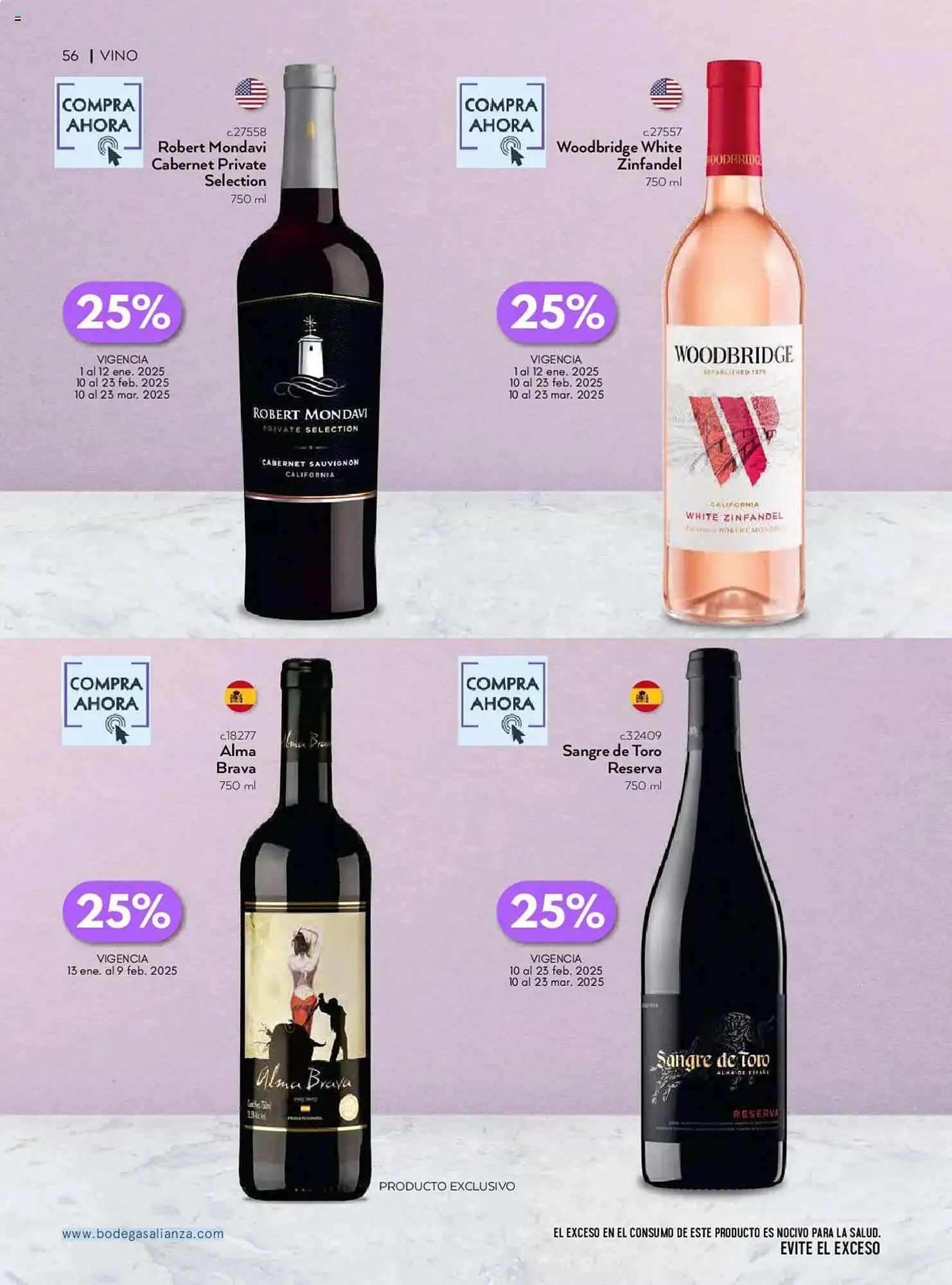 Catálogo de Catálogo Bodegas Alianza 14 de enero al 30 de marzo 2025 - Pagina 58