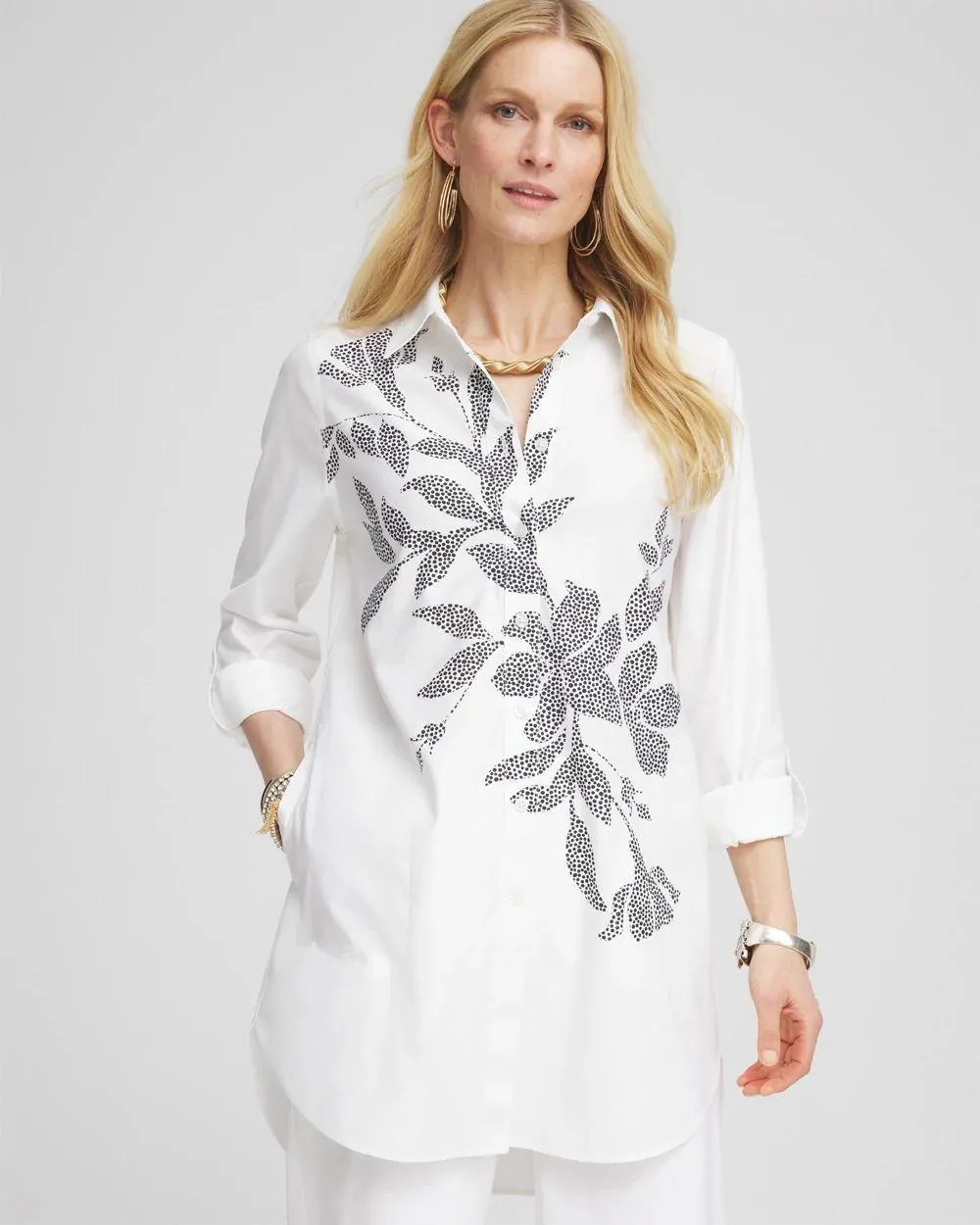 No Iron ™ Pocketed Tunic