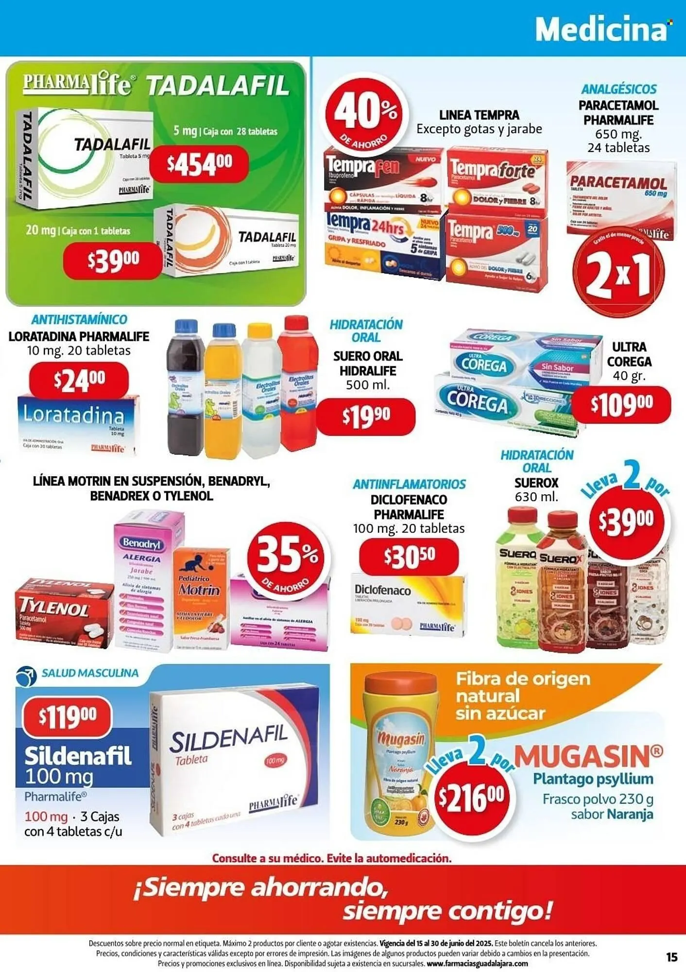 Catálogo de Catálogo Farmacias Guadalajara 15 de junio al 30 de junio 2025 - Pagina 15
