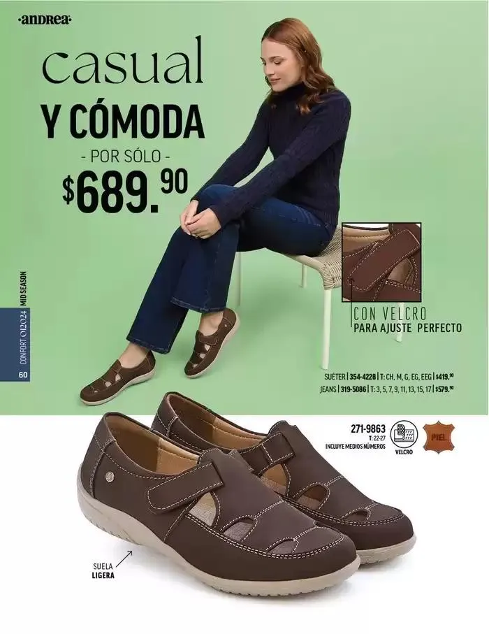 Catálogo de ANDREA - CALZADO CONFORT 26 de agosto al 25 de enero 2025 - Pagina 57