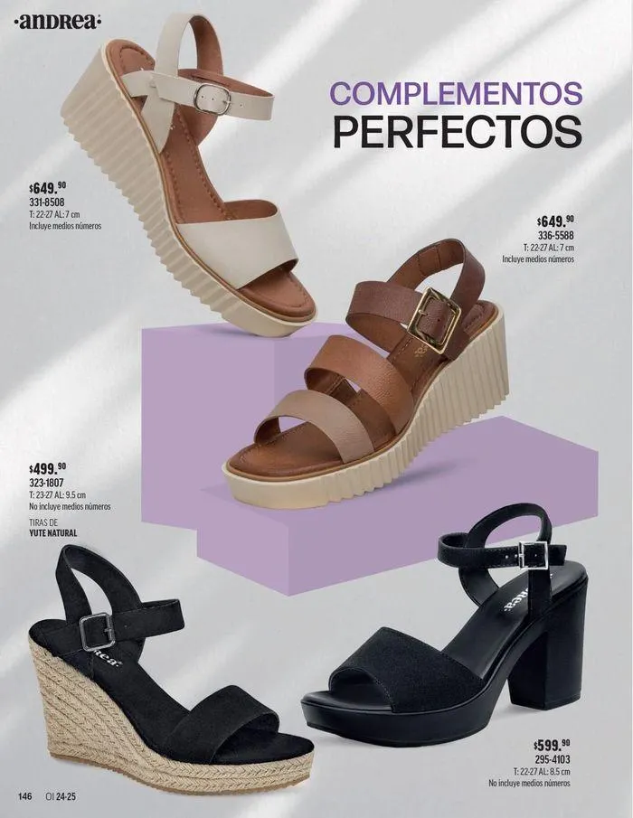 Catálogo de ANDREA - CALZADO DAMA 26 de agosto al 25 de enero 2025 - Pagina 51