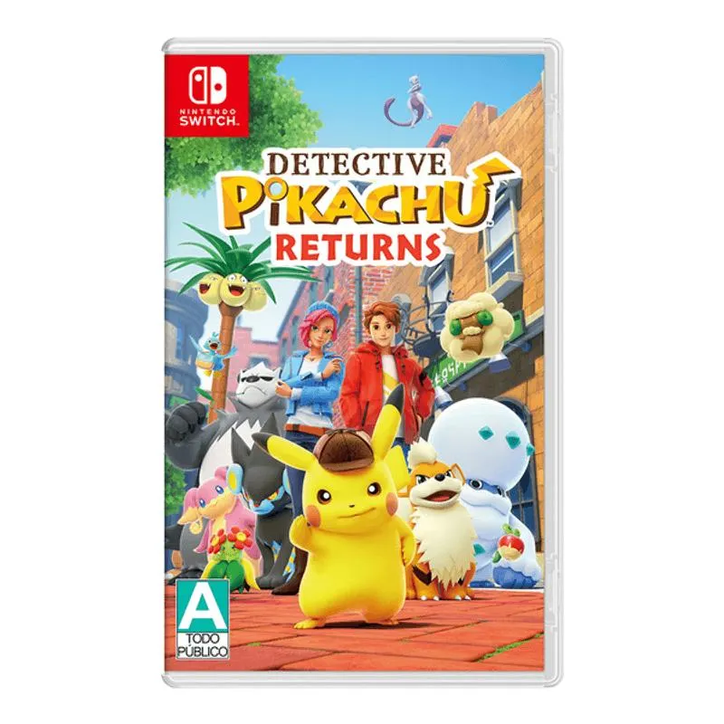 Videojuego Detective Pikachu Returns 1 Pz