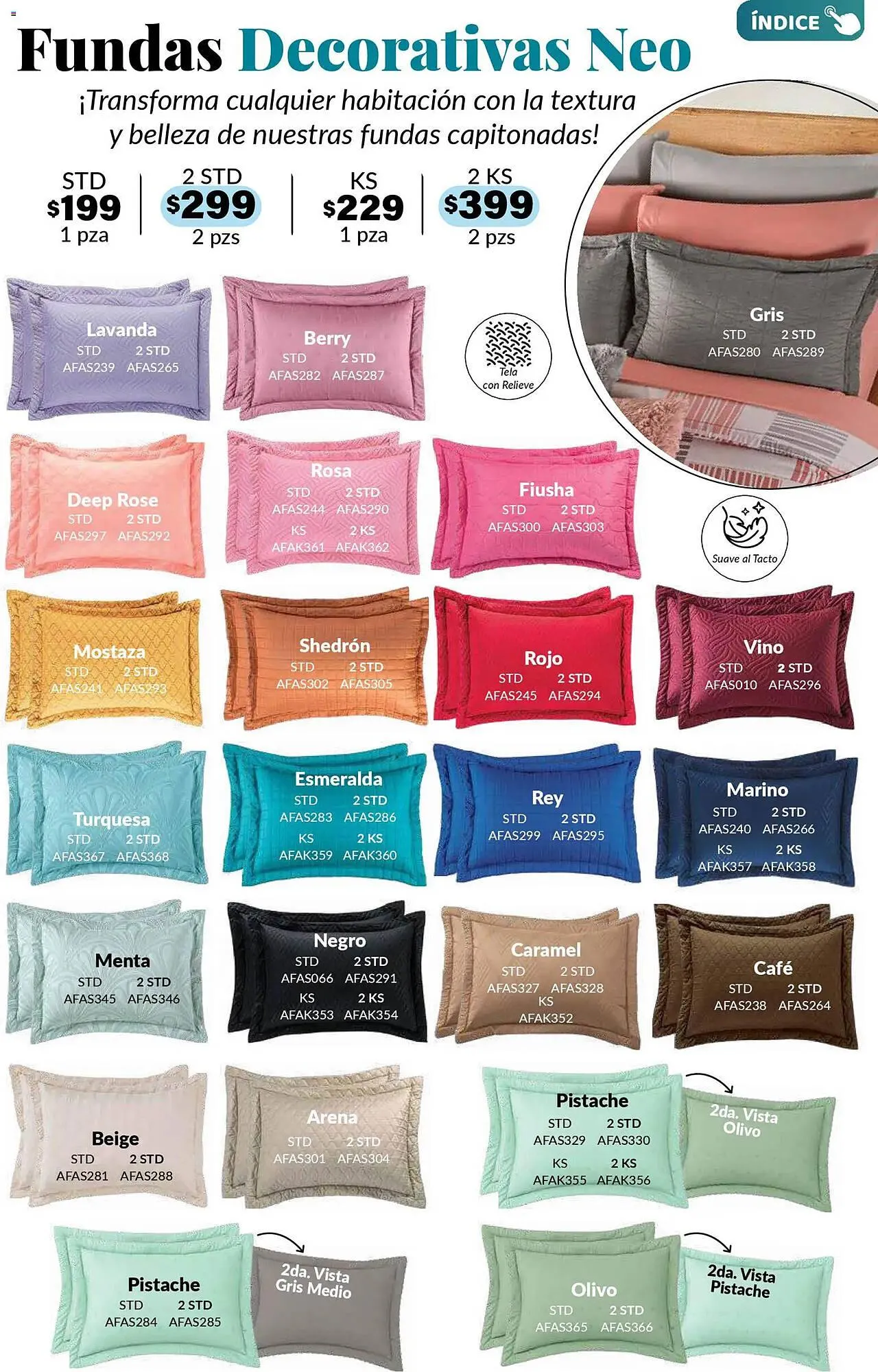 Catálogo de Catálogo Colchas Concord 1 de noviembre al 1 de febrero 2026 - Pagina 189