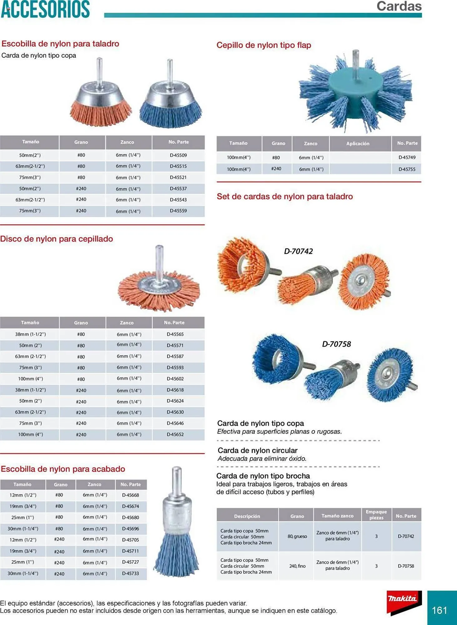Catálogo de Catálogo Makita 8 de julio al 31 de diciembre 2025 - Pagina 161
