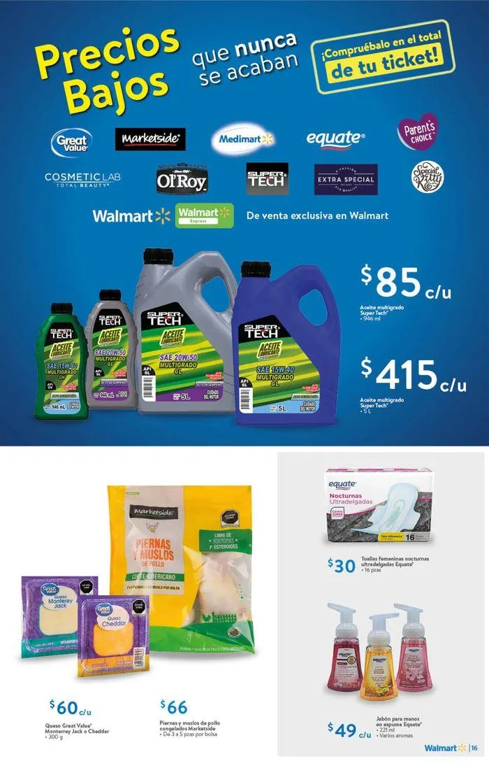 Catálogo de Walmart Súper - Precios Bajos 24 de mayo al 12 de junio 2024 - Pagina 16