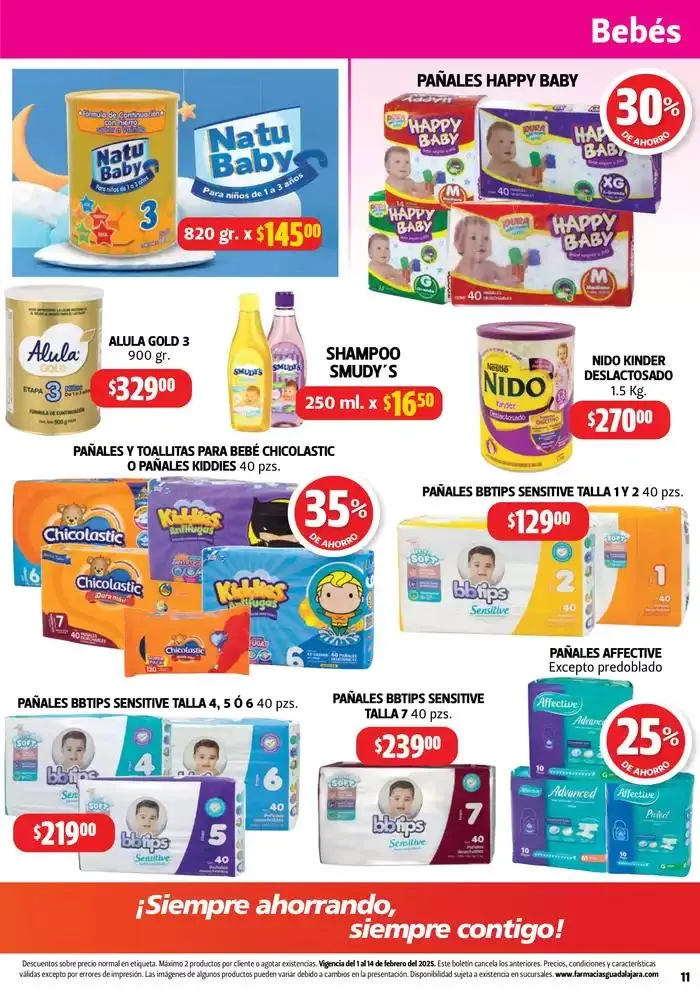 Catálogo de Ofertas principales para ahorradores 3 de febrero al 14 de febrero 2025 - Pagina 11