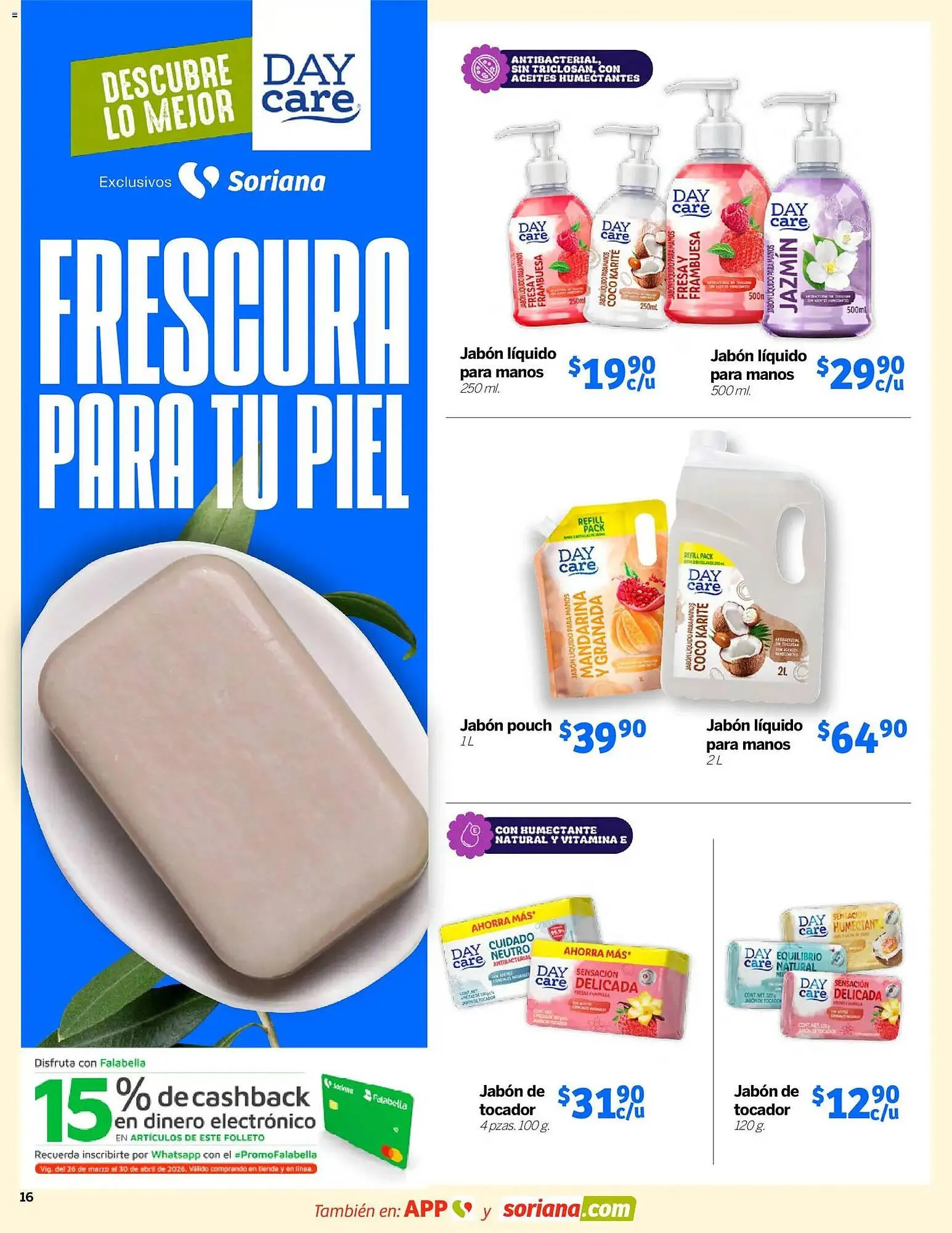 Catálogo de Folleto Soriana Mercado 26 de marzo al 29 de abril 2026 - Pagina 16
