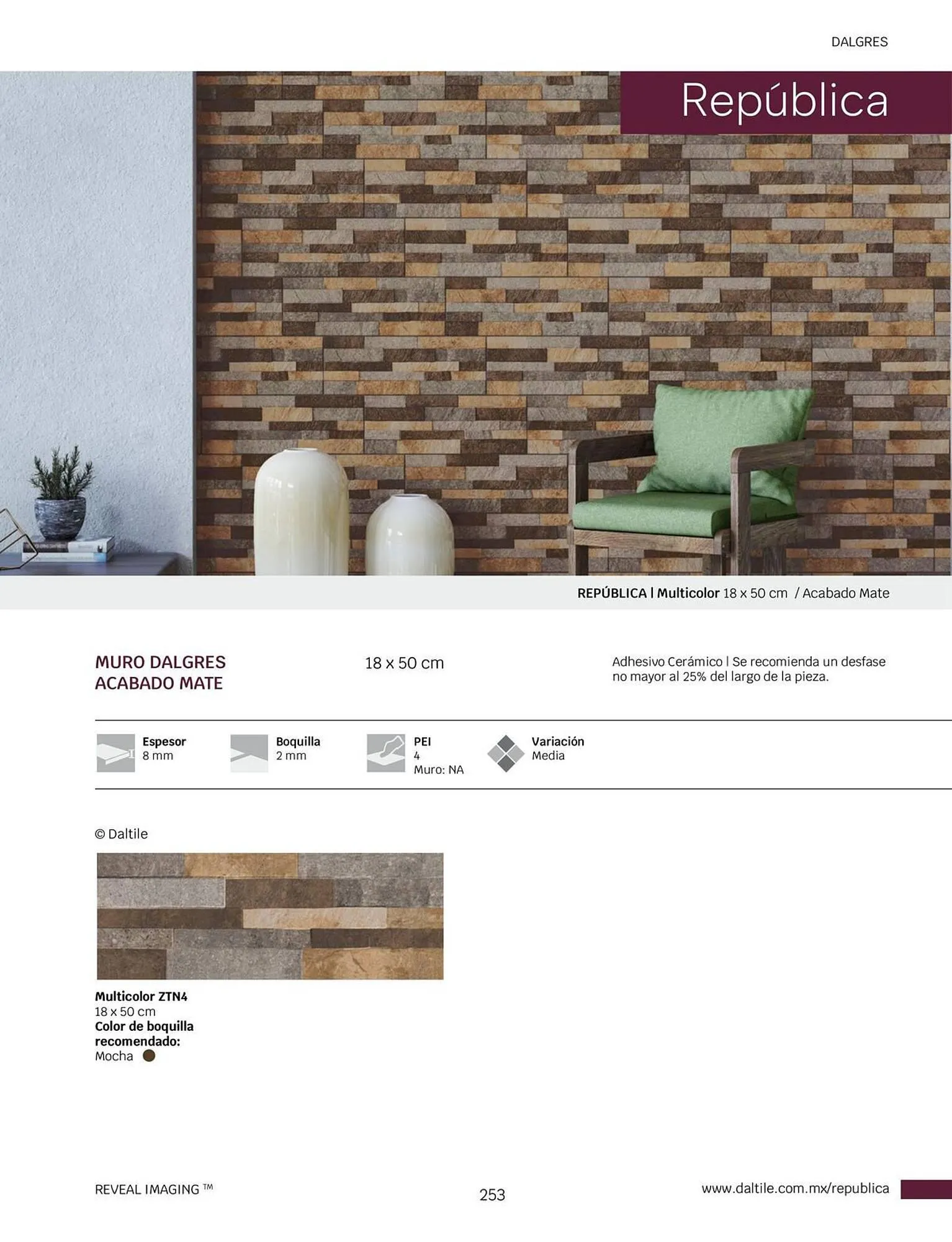 Catálogo de Catálogo Daltile 1 de enero al 31 de diciembre 2024 - Pagina 253