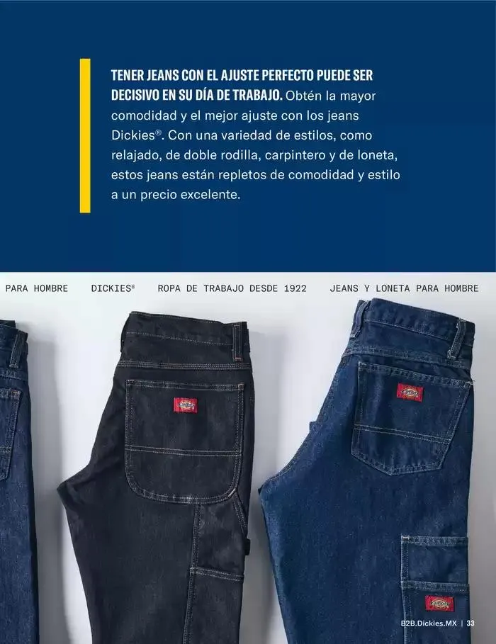 Catálogo de B2B Dickies Catalog 23 de octubre al 30 de abril 2025 - Pagina 33