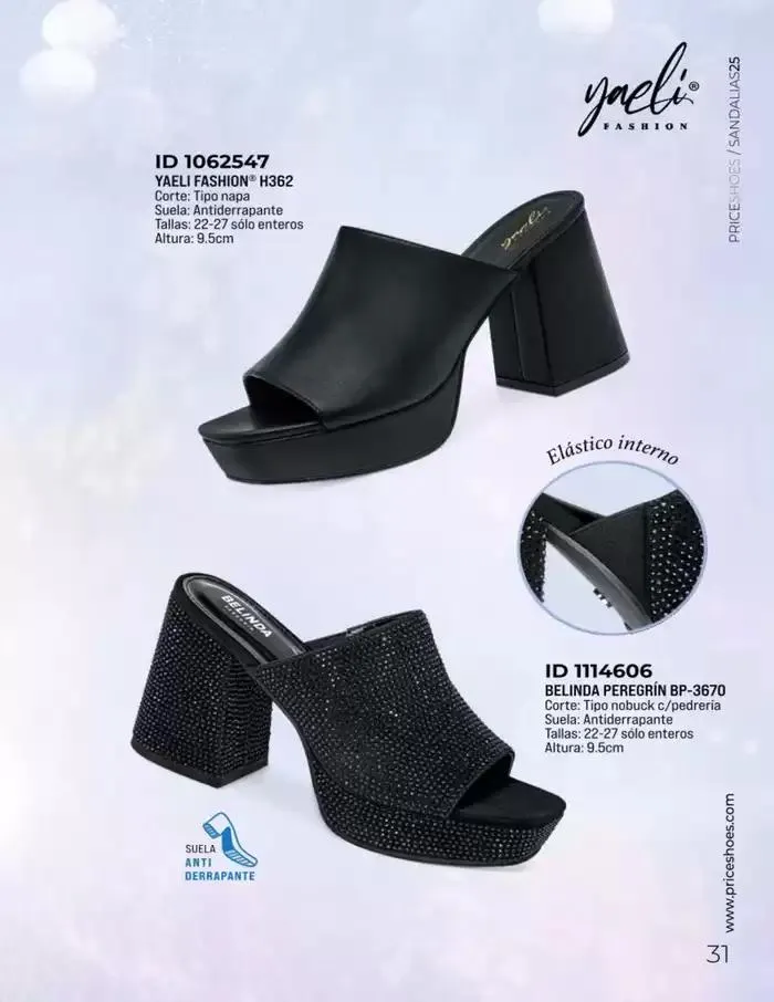 Catálogo de SANDALIAS | FIESTA Y VESTIR | 2025 | 1E 11 de marzo al 31 de agosto 2025 - Pagina 31