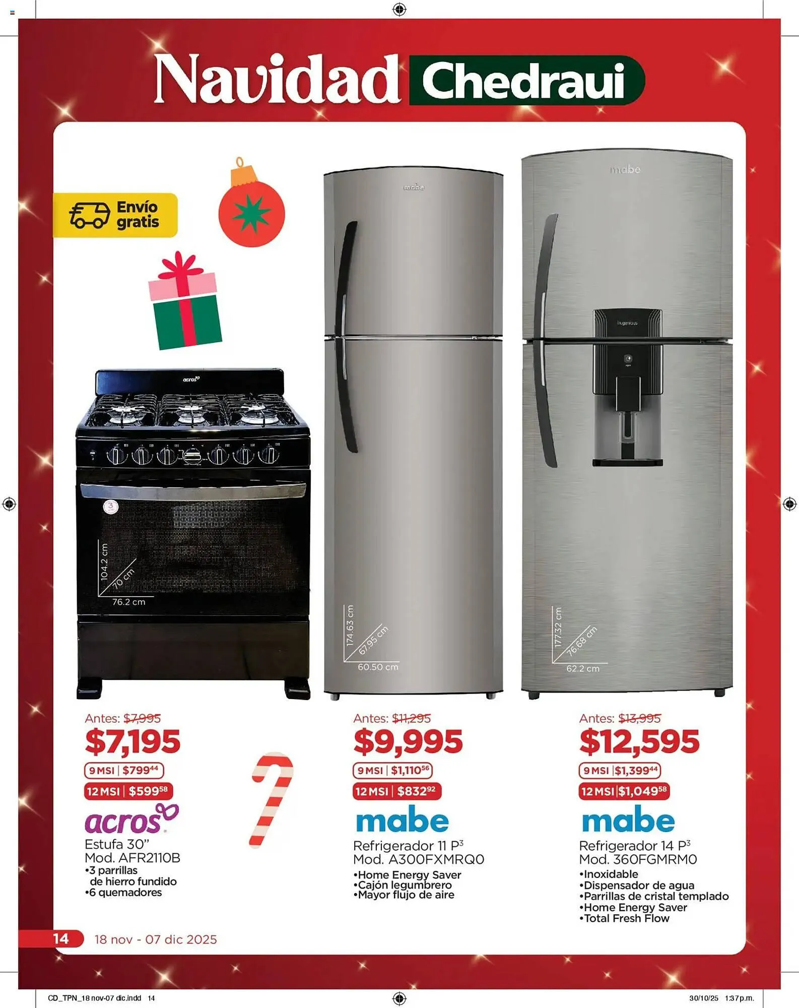 Catálogo de Folleto Chedraui 18 de noviembre al 8 de diciembre 2025 - Pagina 14