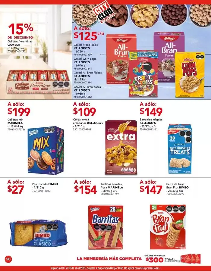 Catálogo de Folleto 1 de abril al 30 de abril 2025 - Pagina 20