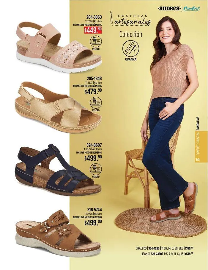 Catálogo de ANDREA - CALZADO CONFORT 26 de agosto al 25 de enero 2025 - Pagina 83