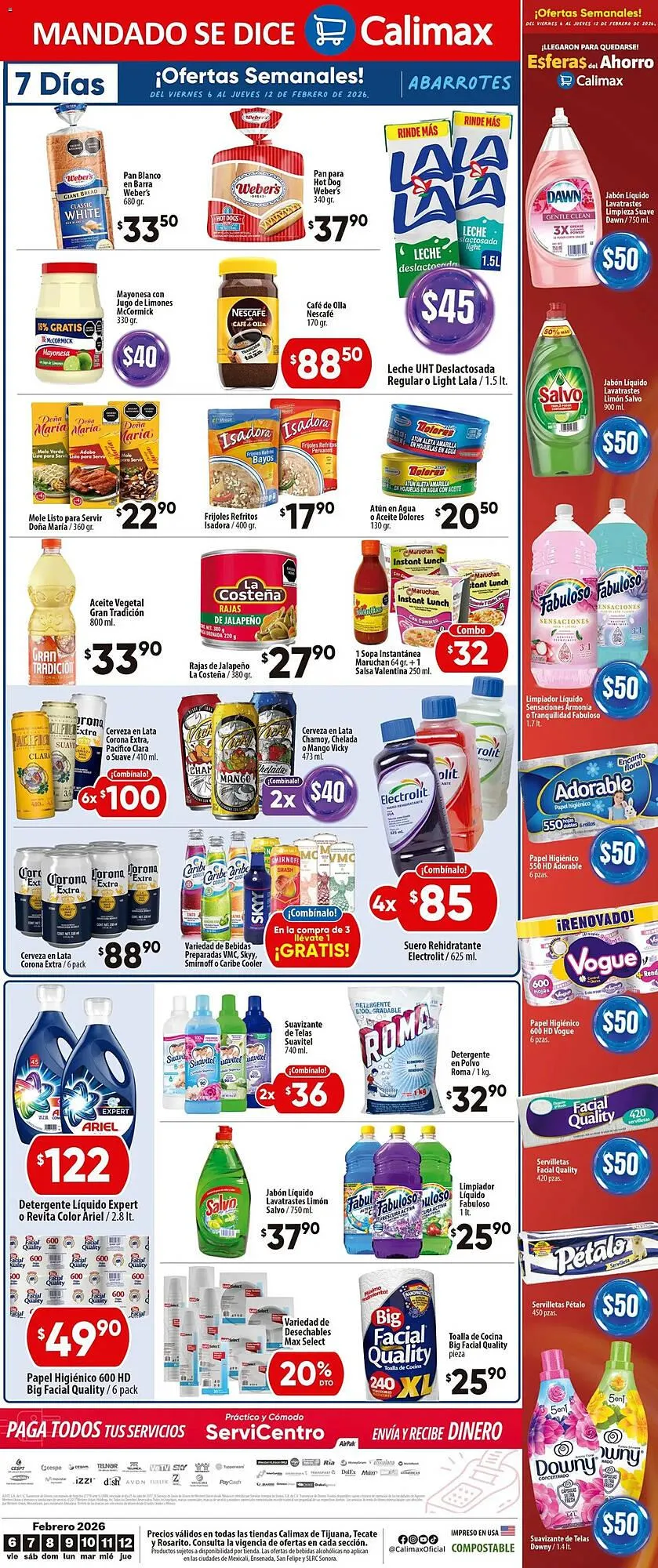 Catálogo de Folleto Calimax 6 de febrero al 12 de febrero 2026 - Pagina 6