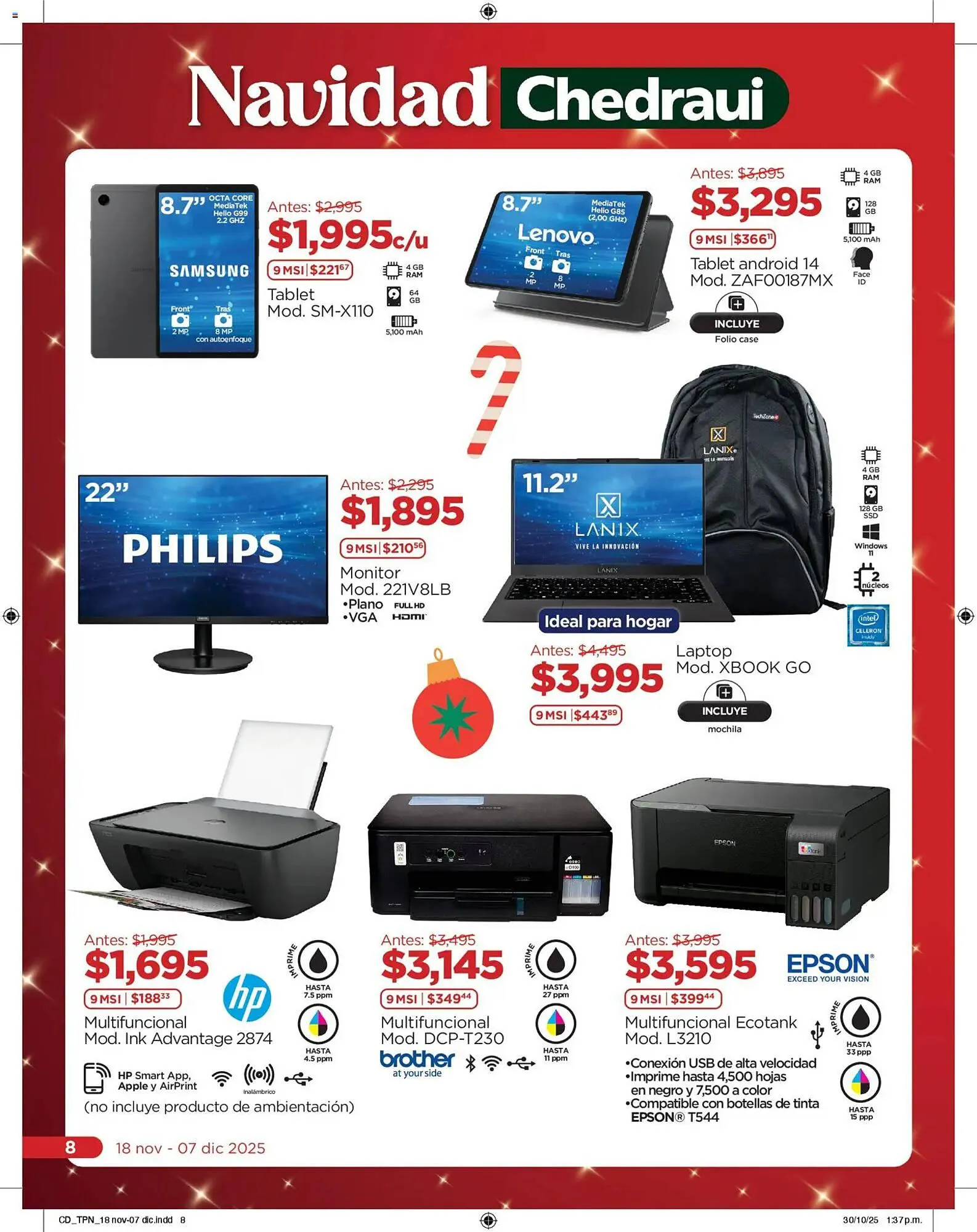 Catálogo de Folleto Chedraui 18 de noviembre al 8 de diciembre 2025 - Pagina 8