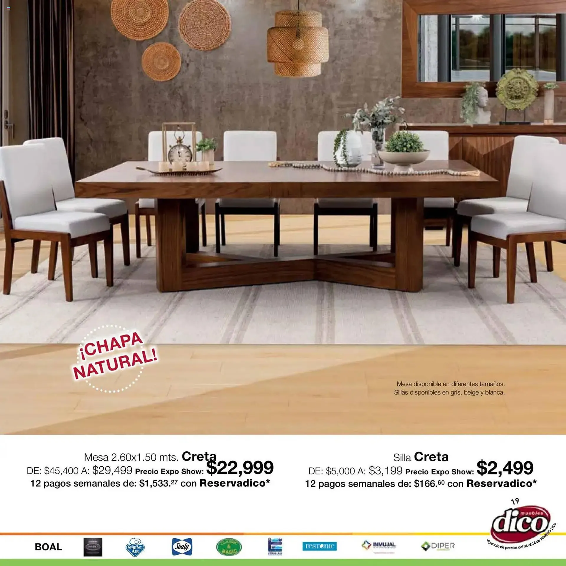 Catálogo de Catálogo Muebles Dico 6 de febrero al 25 de febrero 2026 - Pagina 19
