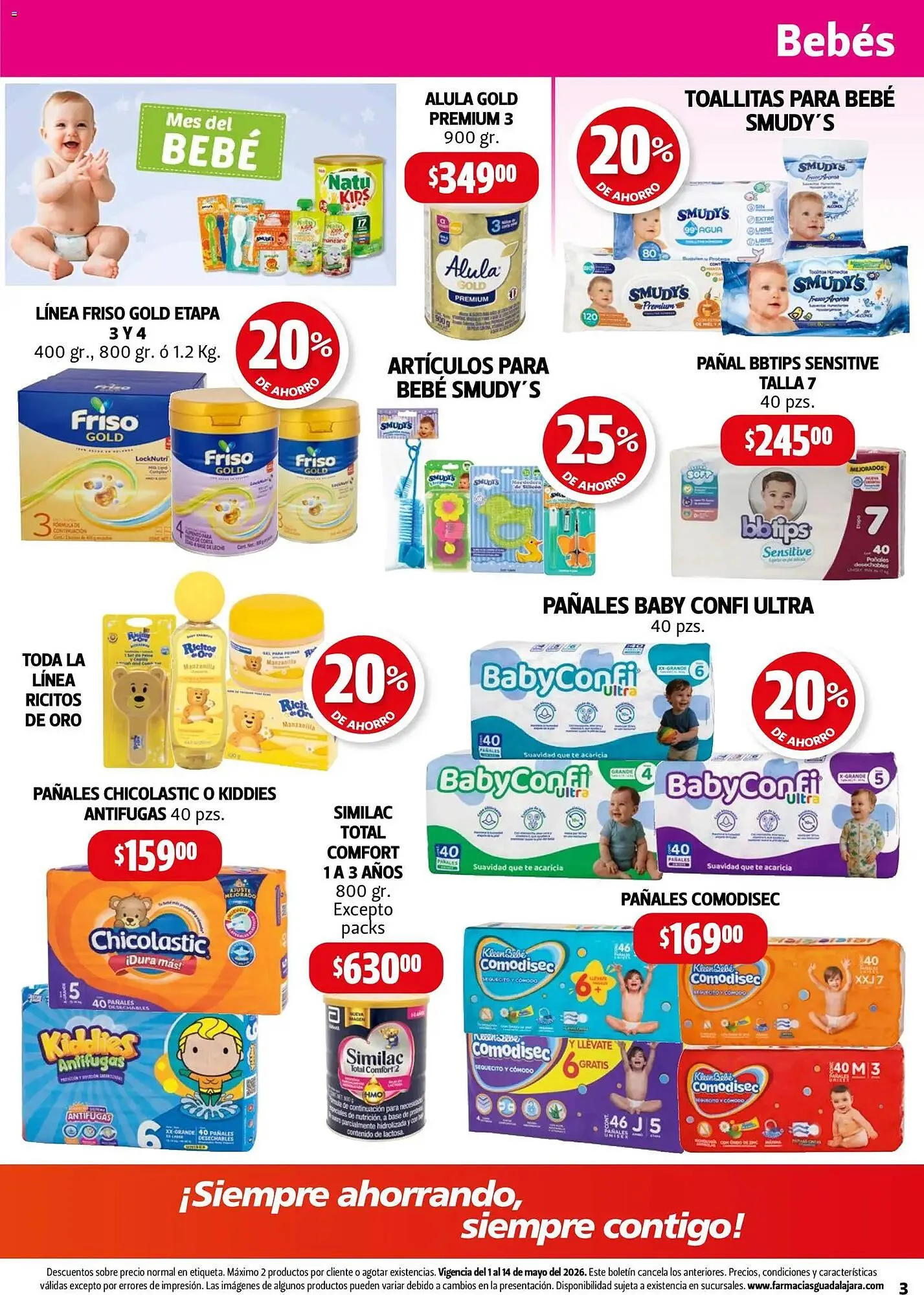 Catálogo de Folleto Farmacias Guadalajara 2 de mayo al 14 de mayo 2026 - Pagina 3