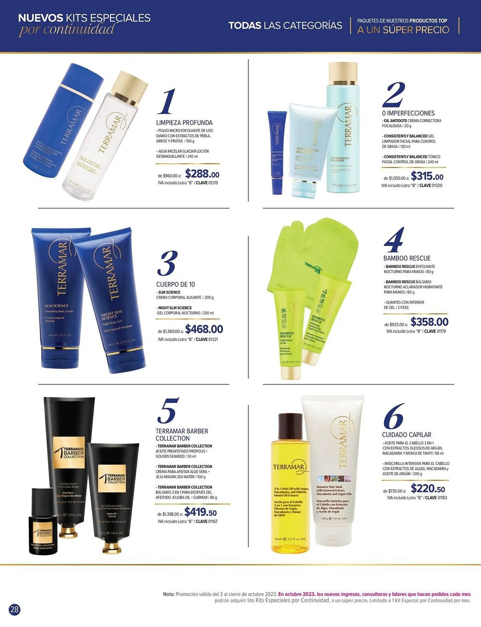 Catálogo de Catálogo Terramar Brands 3 de octubre al 31 de octubre 2023 - Pagina 28