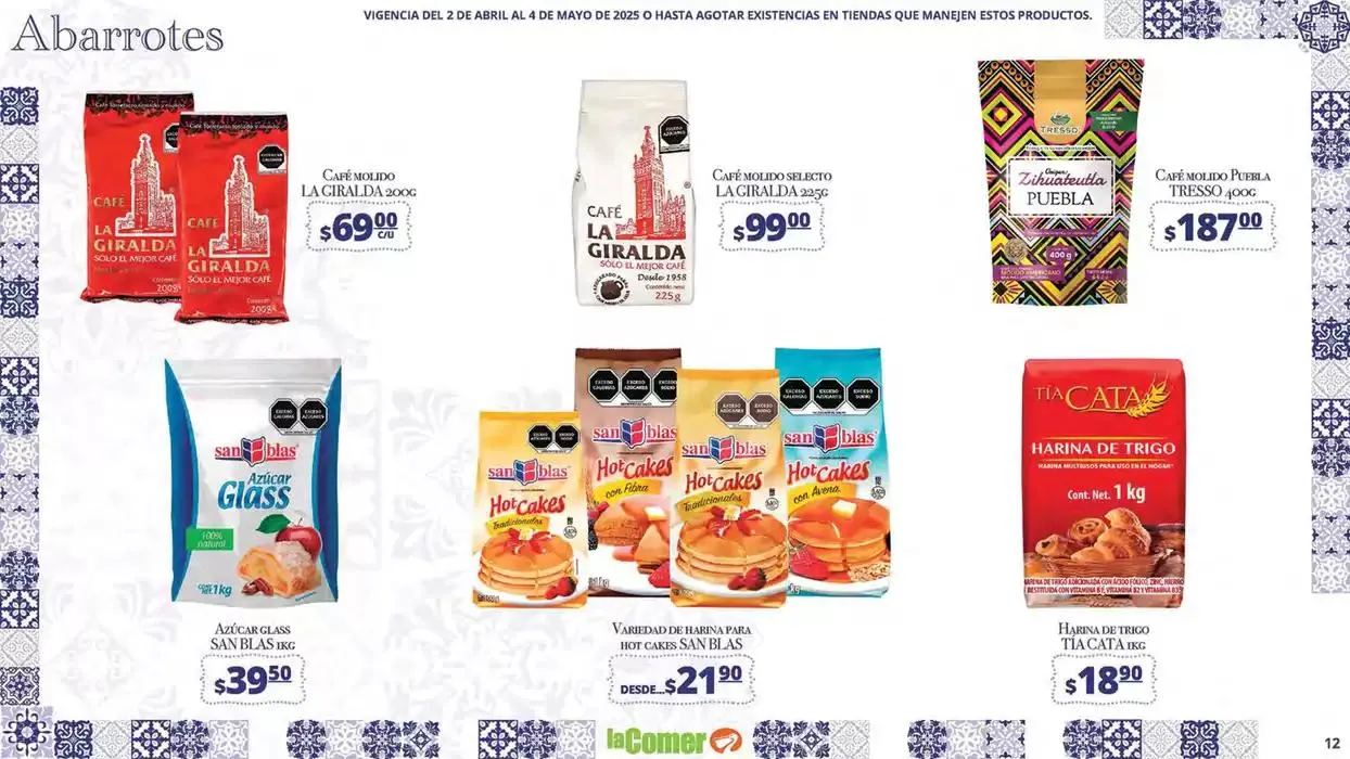Catálogo de La Comer Puebla Rincones de México 2 de abril al 4 de mayo 2025 - Pagina 12