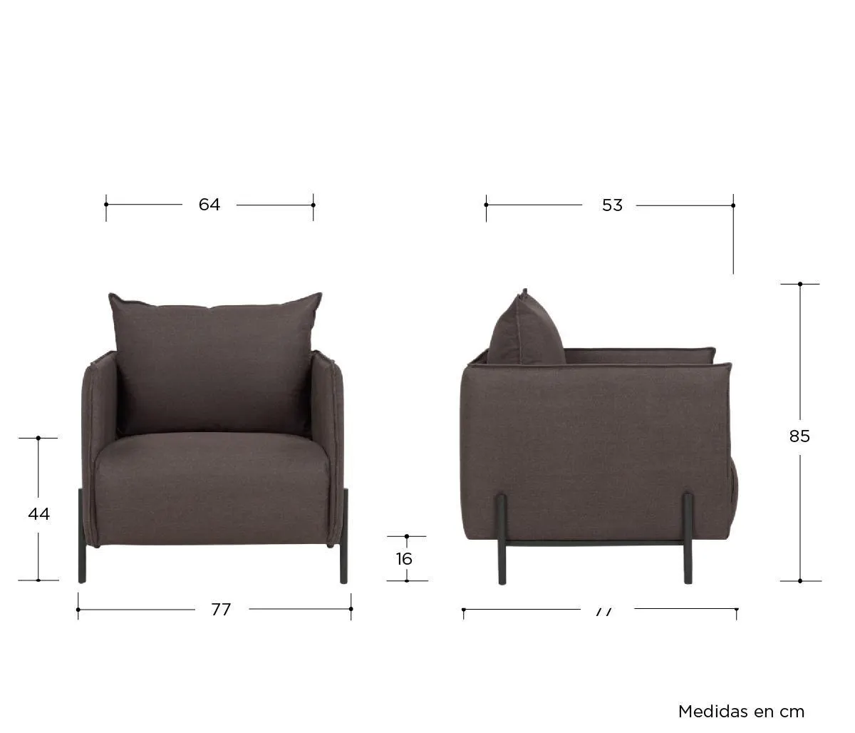 Sillón Lerma - Café