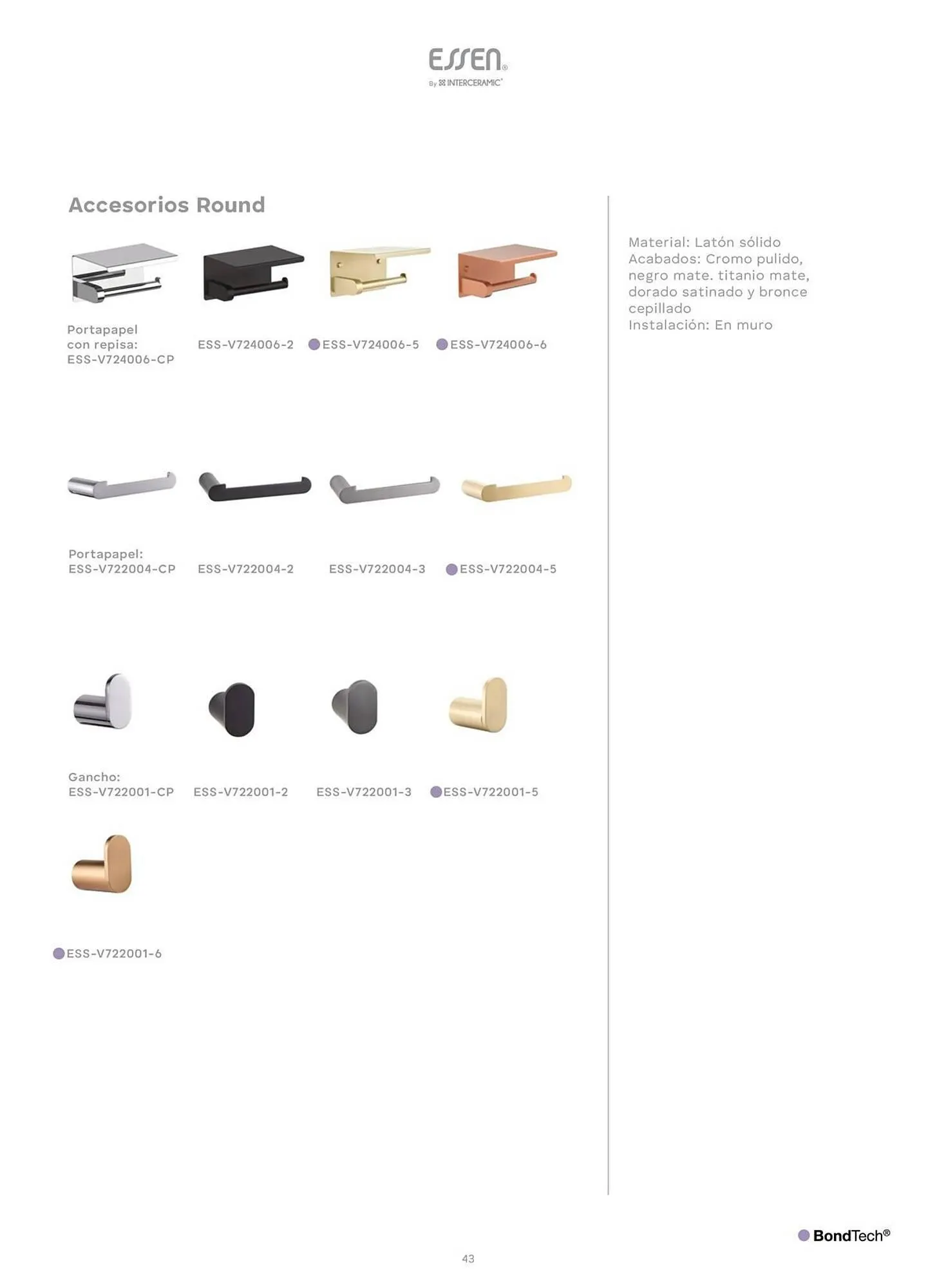 Catálogo de Catálogo Interceramic 3 de octubre al 3 de octubre 2026 - Pagina 43