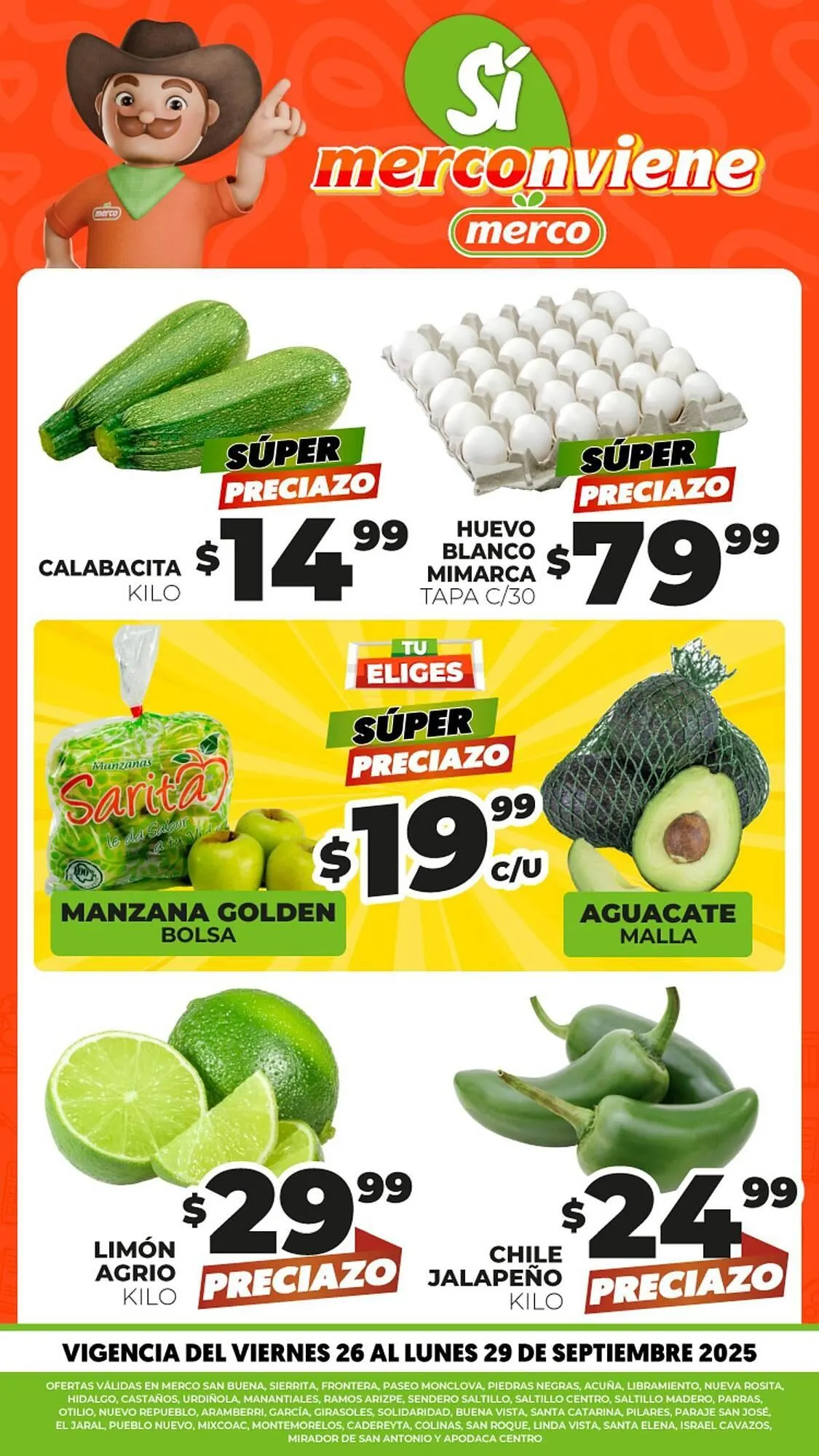 Catálogo de Folleto Merco 26 de septiembre al 29 de septiembre 2025 - Pagina 1