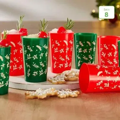 Set x 8 Vasos Plásticos